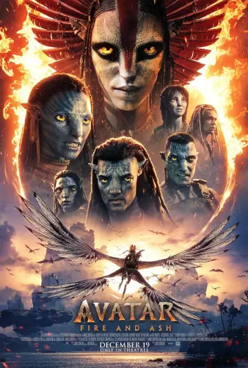 Plakat do filmu "Avatar: Ogień i popiół" #508205