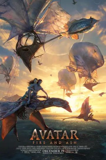 Plakat do filmu "Avatar: Ogień i popiół" #508231