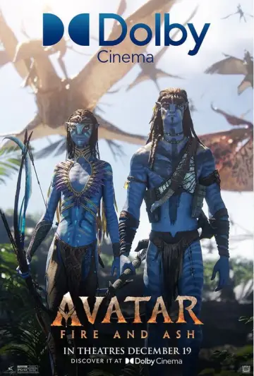 Plakat do filmu "Avatar: Ogień i popiół" #508232