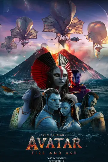 Plakat do filmu "Avatar: Ogień i popiół" #508236
