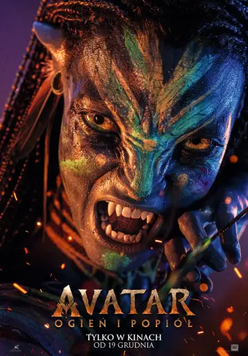 Plakat do filmu "Avatar: Ogień i popiół" #508240