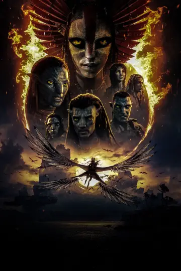 Plakat do filmu "Avatar: Ogień i popiół" #508256