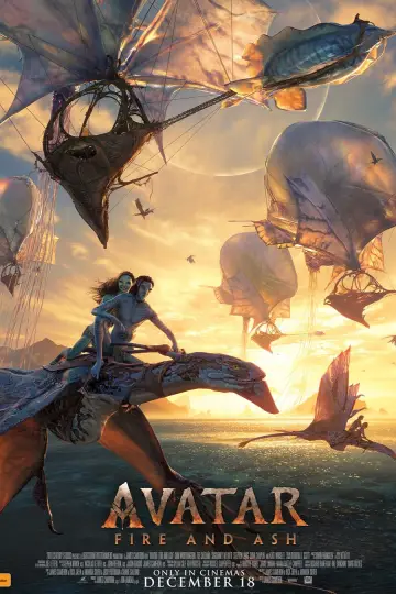 Plakat do filmu "Avatar: Ogień i popiół" #508273