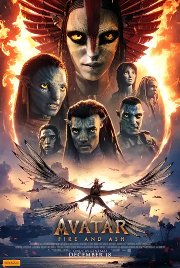 Plakat do filmu "Avatar: Ogień i popiół" #508276