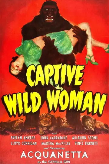 Plakat do filmu "Captive Wild Woman" #1622410