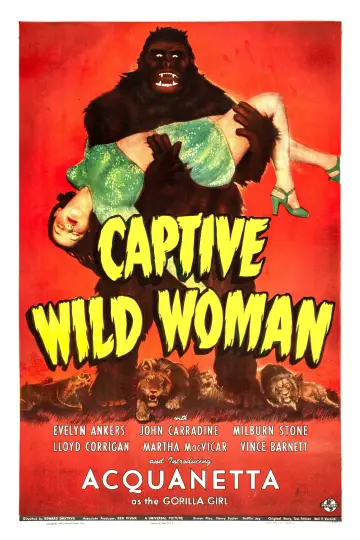 Plakat do filmu "Captive Wild Woman" #1622412
