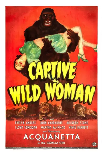 Plakat do filmu "Captive Wild Woman" #1622414
