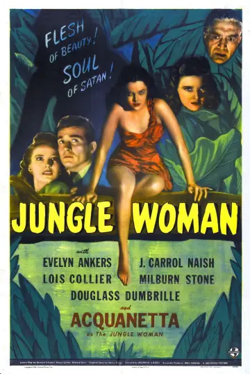 Plakat do filmu "Jungle Woman" #1658294
