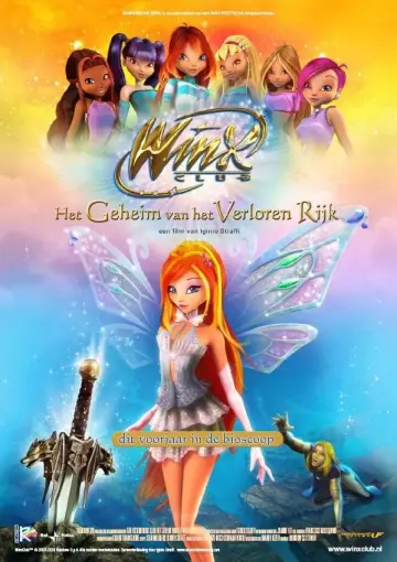 Plakat do filmu "Klub Winx: Tajemnica Zaginionego Królestwa" #352236