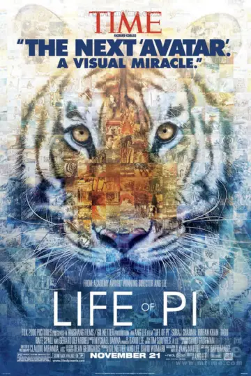 Plakat do filmu "Życie Pi" #218546