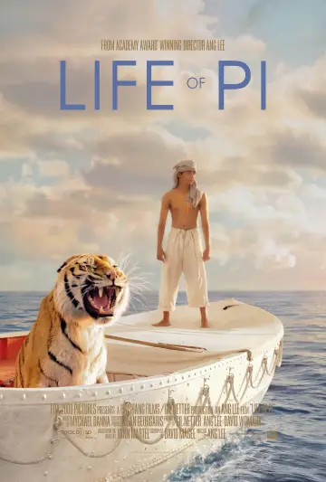 Plakat do filmu "Życie Pi" #690041