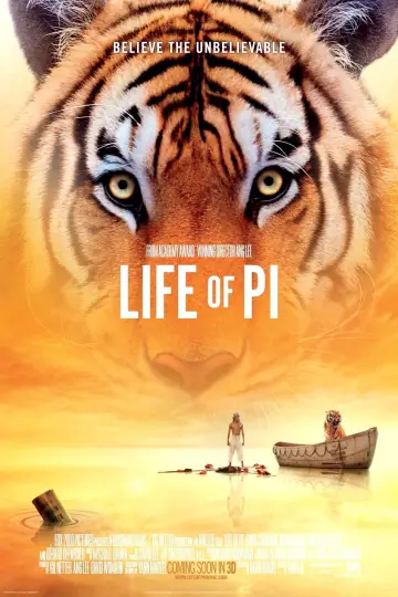 Plakat do filmu "Życie Pi" #690055