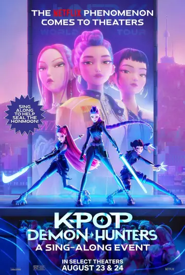 Plakat do filmu "K-popowe łowczynie demonów" #511040