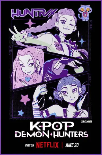 Plakat do filmu "K-popowe łowczynie demonów" #511063
