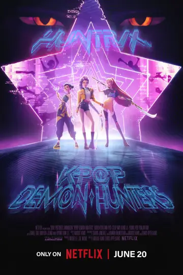 Plakat do filmu "K-popowe łowczynie demonów" #764997