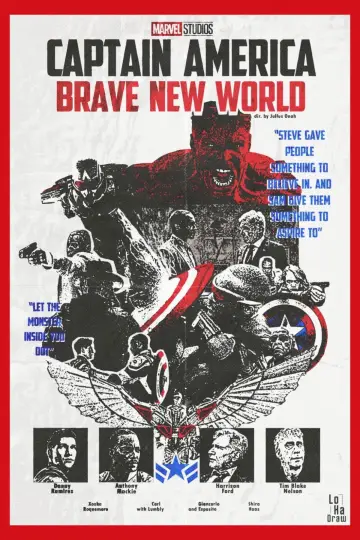 Plakat do filmu "Kapitan Ameryka: Nowy wspaniały świat" #552556