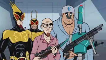 Zasłona do filmu "Bracia Venture: Świetlista jest krew z serca pawiana" #340455