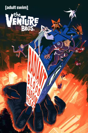 Plakat do filmu "Bracia Venture: Świetlista jest krew z serca pawiana" #77342