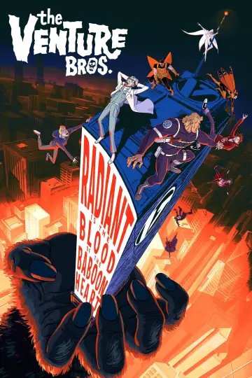 Plakat do filmu "Bracia Venture: Świetlista jest krew z serca pawiana" #77344
