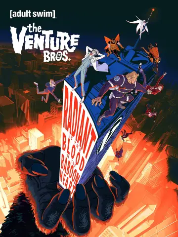 Plakat do filmu "Bracia Venture: Świetlista jest krew z serca pawiana" #77346