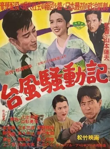 台風騒動記 plakat