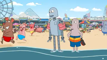 Zasłona do filmu "Pies i Robot" #190469