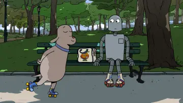 Zasłona do filmu "Pies i Robot" #190472