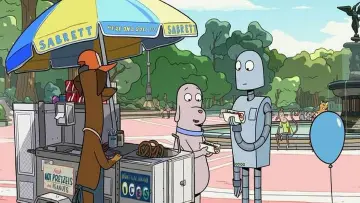 Zasłona do filmu "Pies i Robot" #190478
