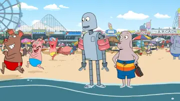 Zasłona do filmu "Pies i Robot" #190479