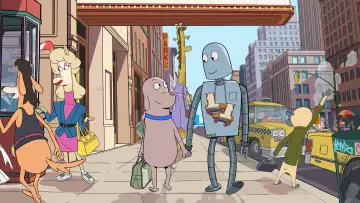 Zasłona do filmu "Pies i Robot" #472194