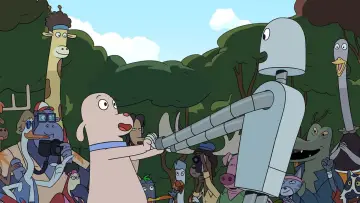 Zasłona do filmu "Pies i Robot" #691768