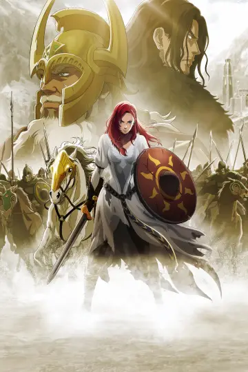 Plakat do filmu "Władca Pierścieni: Wojna Rohirrimów" #592280
