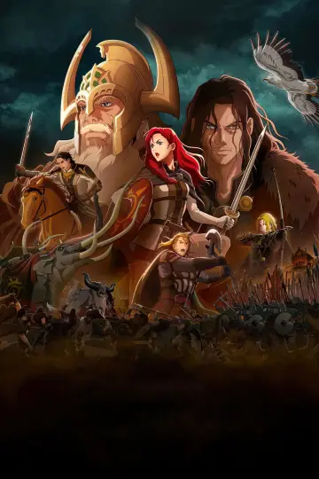 Plakat do filmu "Władca Pierścieni: Wojna Rohirrimów" #592314