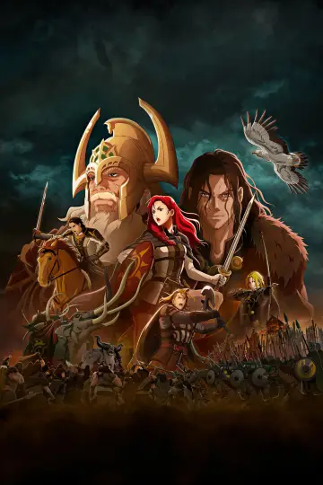 Plakat do filmu "Władca Pierścieni: Wojna Rohirrimów" #592354