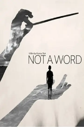 Plakat do filmu "Ani słowa" #490694
