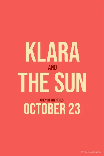 Plakat do filmu "Klara and the Sun" #925563