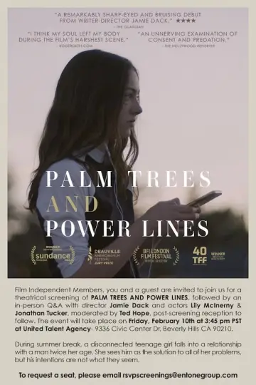 Plakat do filmu "Palmy i słupy" #354696