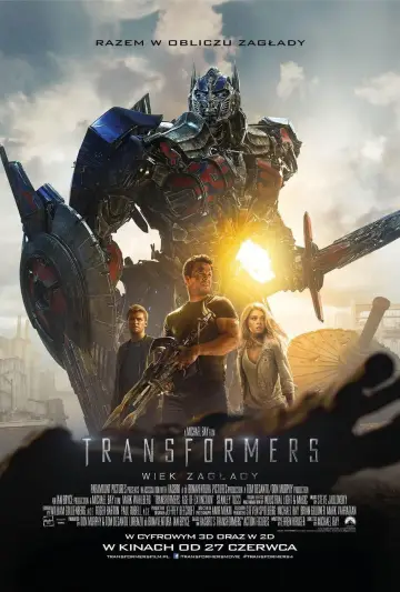 Plakat do filmu "Transformers. Wiek zagłady" #644045