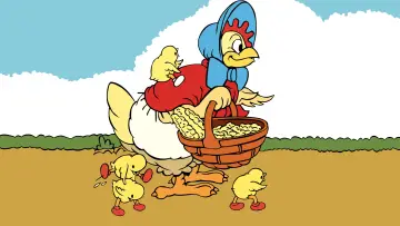 Zasłona do filmu "Mądra kurka" #436927