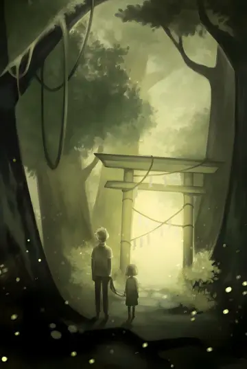 Plakat do filmu "Hotarubi no Mori e" #174378
