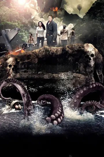 Plakat do filmu "Tajemnicza wyspa Juliusza Verne