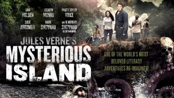 Zasłona do filmu "Tajemnicza wyspa Juliusza Verne