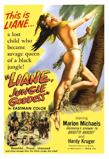 Plakat do filmu "Liane, das Mädchen aus dem Urwald" #1650097