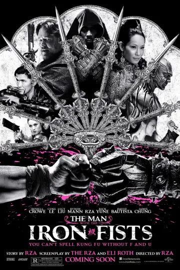 Plakat do filmu "Człowiek o żelaznych pięściach" #894667