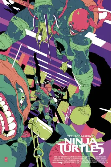 Plakat do filmu "Wojownicze Żółwie Ninja" #12927