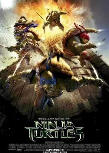 Plakat do filmu "Wojownicze Żółwie Ninja" #12931
