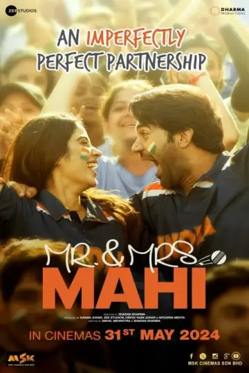 Plakat do filmu "मिस्टर एंड मिसेज माही" #487262