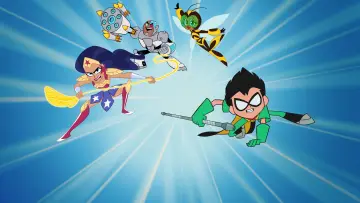 Zasłona do filmu "Młodzi Tytani: Akcja! i DC Super Hero Girls - Chaos w multiwersum" #1006682