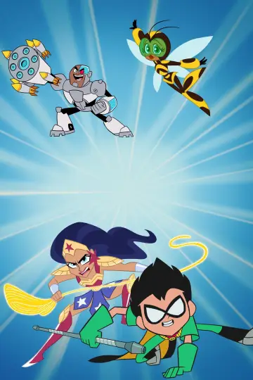 Plakat do filmu "Młodzi Tytani: Akcja! i DC Super Hero Girls - Chaos w multiwersum" #339214