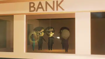 Zasłona do filmu "Baby Driver Cartoon - Bellbottoms" #886075
